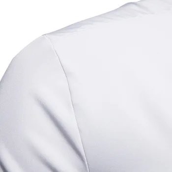 Black Mandarin Apkakles Malas Pogu Krekls Vīriešiem 2019 Jaunas Slim Fit Uzvalku Ar Garām Piedurknēm Kleita Krekls Vīriešiem Gadījuma Kāzu Chemise Homme