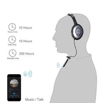 Bluetooth 5.0 Stereo Audio Adapteri Bezvadu Brīvroku Uztvērēju Bose Klusu Komfortu QuietComfort QC 15 2 QC15 QC2 Austiņas
