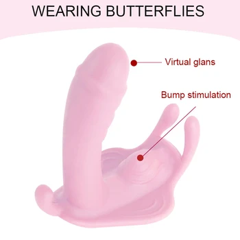 Bluetooth APP Vibrators Sieviešu Biksītes Dildo Tauriņš Tālvadības pulti, Vibrācijas, G-spot Klitora Stimulators Seksa Rotaļlietas Sievietēm