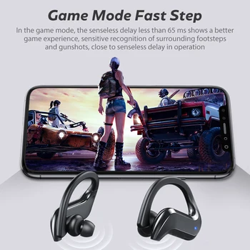 Bluetooth Austiņas austiņas Led Displejs, Brīvroku Ar Mikrofonu Stereo Earbuds 9D Spēļu Sporta Austiņas Sporta Spēles MD03