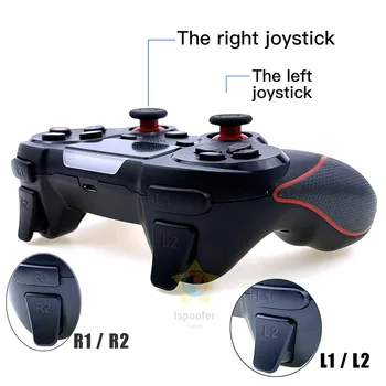 Bluetooth Bezvadu Kursorsviru, lai PS4 Kontrolieris piemērots ps4 PC Konsole Playstation Dualshock 4 Gamepad PS3 ar 3,5 mm Jac