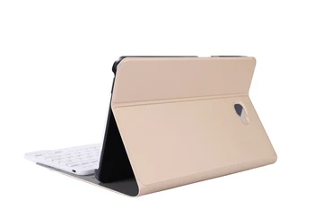 Bluetooth Keyboard Case For Samsung Galaxy Tab A6 10.1 2016 SM-T580 Turētāju Smart PU Āda Pilnībā Segtu Samsung T580 Gadījumā