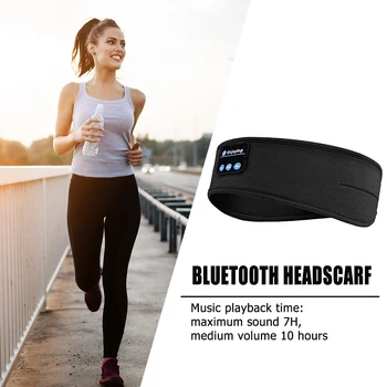 Bluetooth Mūzikas Galvu Adījumiem Miega Cepures Austiņu Skaļruņu Austiņas Āra Darbojas Sporta Piederumi Austiņas Dropship