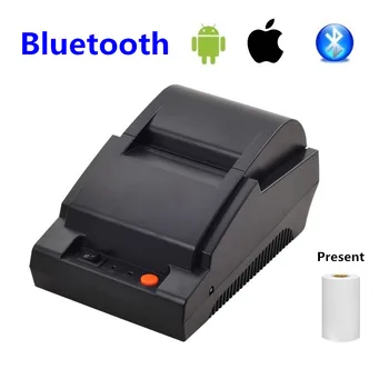Bluetooth Printeri 58mm Bezvadu Bluetooth Mazo Saņemšanas Biļešu termoprinteri Android, IOS Mini Portatīvie Printeri