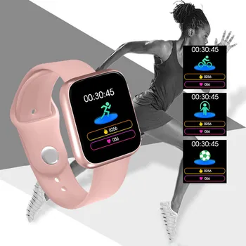 Bluetooth Smart Skatīties Vīrieši D20 Fitnesa Skatīties Ūdensizturīgs Sports Tracker Barcelet Sirds ritma Monitors Smartwatch Android, IOS