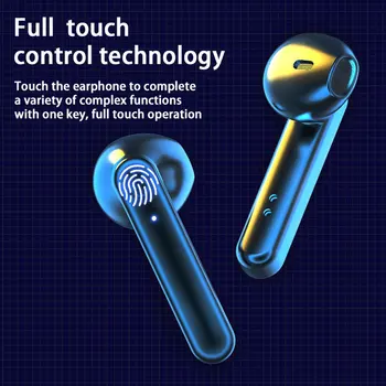 Bluetooth TWS 5.1 Austiņas Touch Kontroli Bezvadu Headphons HiFi Ūdensizturīgs Sporta Earbuds Austiņas ar LED Displeju Uzlādes Kaste