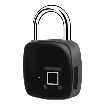 Bluetooth Uzlādējams Smart Lock Keyless pirkstu Nospiedumu Slēdzene Ūdensizturīgu IP66 pretaizdzīšanas Drošības Slēdzenes, Durvju Bagāžas Bloķēšanas FLP3+