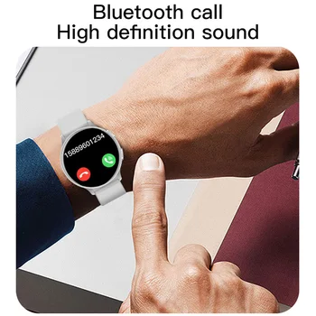 Bluetooth Zvanu Smart Skatīties Vīrieši Sievietes 2020. Gadam Asinsspiediens Smartwatch Ūdensizturīgs Fitnesa Tracker Mūzikas Atskaņotājs Miega Monitors, Pulkstenis,