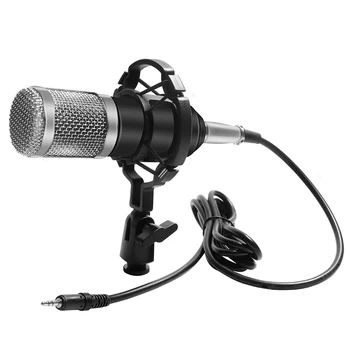 BM-800 Karaoke Mikrofons, Studio Kondensatoru Mikrofon Vadu Studijas Mikrofons Balss Ieraksta KTV Braodcasting Dzied