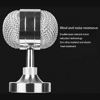 BM-8000 Kondensatora Mikrofons, Mājās Lielu Vibrējošu Filmu Live Broadcast Mai Tīkla K Dziesma Mikrofons