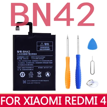 BM44 BM47 BN42 BN35 BM4A Oriģinālo Akumulatoru Xiaomi Redmi 2 3 3S 4X 4 5 Pro Rezerves Baterijas, Augstas Ietilpības Bateria