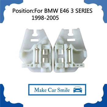 BMW E46 3. SĒRIJAS 1998-2005 Elektroenerģijas Auto stiklu Regulators Logu Pacēlāji Remonts Plastmasas Klipu Daļas, Aizmugurē pa Kreisi vai pa Labi