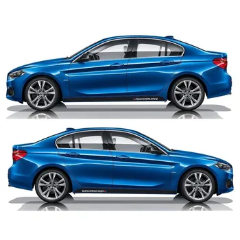 BMW F30 F31 F32 F33 F22 F23 F15 F85 F10 E60 E61 G30 E90 M Performance Logo uzlīmes Sānu malas Vinila Tuning Auto Piederumi