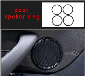 BMW jauno X2 F39 oglekļa šķiedras durvju skaļrunis gredzenu molding apdares 4gab