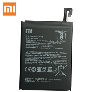 BN43 BN41 BM45 BM46 BN45 Akumulatoru Xiaomi Redmi 5. Piezīme 4 4X 3 2 Note2 Note3 Note4 Note4X Nomaiņa Litija Polimēru Bateria