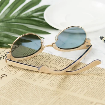 BOBO PUTNS Koka Saulesbrilles Luksusa Sievietes Polarizētās Koka Brilles Modes Elegants Eyewears lunette de soleil femme DG14e