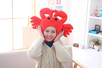 BOLAFYNIA Japāņu Ishihara Rimi ar to pašu krabju galvassega, cepure, plīša rotaļlieta cepuri pildījumu rotaļlieta cepuri klp