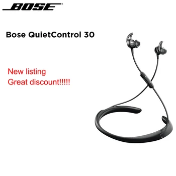 Bose QC30 Bezvadu Bluetooth Austiņas QuietControl 30 Trokšņu Slāpēšanas Austiņas Sporta, Mūzikas Austiņas Bass Earbuds ar Mic