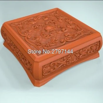 Box 3D reljefa modelis attēlā STL formātu Reliģijas Jewelry box 3d modeli atvieglojumu par cnc jo STL failu formāts