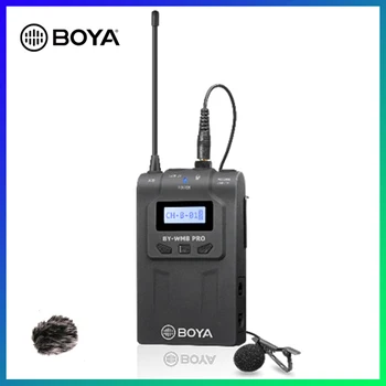 BOYA TX8 Pro Bezvadu Raidītāja Mikrofona Komplektu Digitālo Bodypack 100m UHF Sistēmas Lavalier Mikrofons par RX8 Pro SP-RX8 Pro Uztvērējs