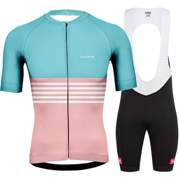 Bretelle ciclismo ropa de hombre 2019 vasaras Runchita go pro velo apģērbu komplekti vīriešiem ar īsām piedurknēm riteņbraukšana komplekti roupa ciclismo