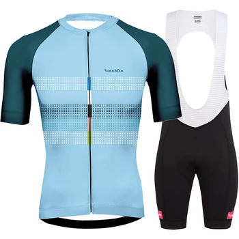 Bretelle ciclismo ropa de hombre 2019 vasaras Runchita go pro velo apģērbu komplekti vīriešiem ar īsām piedurknēm riteņbraukšana komplekti roupa ciclismo
