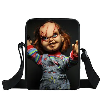 Briesmīgs Murgs Mini Messenger Bag Chucky Jason Fredijs Plecu Somas Sieviešu Somas Meitenes Krusta Soma Ceļojumu Bookbag