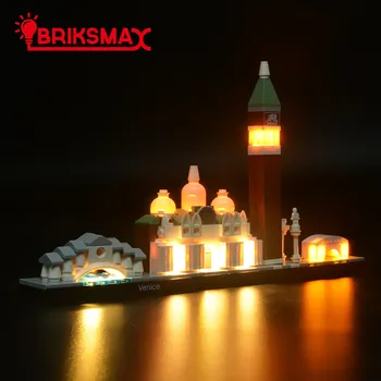 BriksMax Led Light Komplekts 21026 Venēcijas Arhitektūras ， (NAV iekļautas Modelis)