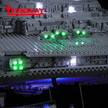 BriksMax Led Light Komplekts 75252 Zvaigžņu Karu Sērijas Imperial Star Destroyer , Kas Reču Kontrole