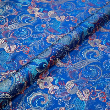 Brokāta satīna Ķīniešu audums žakarda auduma šūšanai Kimono un Cheongsam DIY