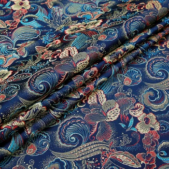 Brokāta satīna Ķīniešu audums žakarda auduma šūšanai Kimono un Cheongsam DIY
