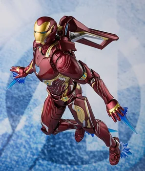 Brīnums Avengers endgame Ironman MK50 Nano Ieroci Uzstādīt SĒJ.2 Locītavām Kustamo Darbības Rādītāji Rotaļlietas Bērniem Ziemassvētku Dāvanu