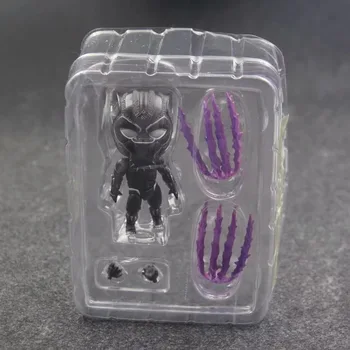Brīnums Avengers: Infinity Kara Black Panther Gudrs Kawaii Super Varonis 10cm Rīcības Attēls Rotaļlietas