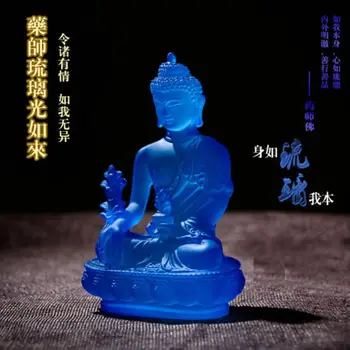 Buda Medicīna Attēls Statuja Altāra Budistu Sveķu Fengshui