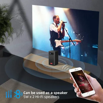 BYINTEK P20 Mini Portatīvo Pico Smart Android Wifi 1080P Screenless TV lāzera LED DLP Projektoru Mobilais Viedtālrunis 3D 4K Kino