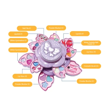 Bērni, Kosmētiku, Rotaļlietas, Mazgājami Kosmētikas Komplekts Izlikties, Spēlēt Aplauzums Rotaļlietu Komplekts Princess Beauty Rotaļlietas Meitenēm Mērci Kosmētikas Modes Rotaļlietas