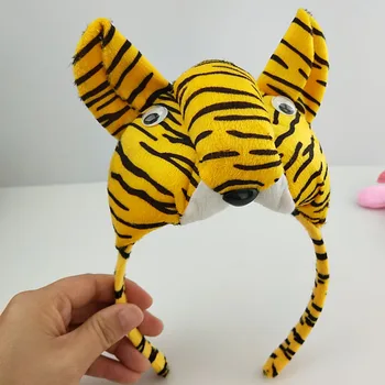 Bērni Zēns 3D Tiger Dzīvnieku AUSS, Galvas Sasiet Asti, Cimdi Dzimšanas dienā Labu Dāvanu Puse Tērpu Halloween Ziemassvētkiem