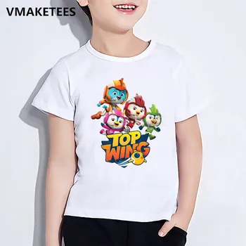 Bērniem Augšējā Spārna Karikatūra Izdrukāt Smieklīgi T-krekls Bērniem Cute Drēbes Meitenēm & Zēniem Vasaras Balta, Bērnu T krekls