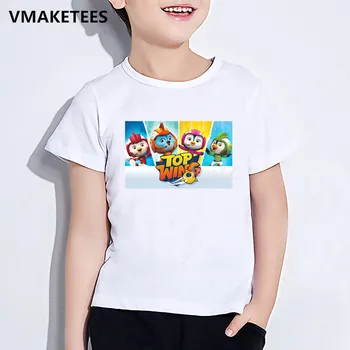 Bērniem Augšējā Spārna Karikatūra Izdrukāt Smieklīgi T-krekls Bērniem Cute Drēbes Meitenēm & Zēniem Vasaras Balta, Bērnu T krekls