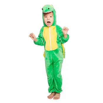 Bērniem Bērnu, Dzīvnieku, Dinozauru Pūķa Kostīms Cosplay Jumpsuit Zēniem Meitenes Halloween Puse Mardi Gras Masku Galvassegas
