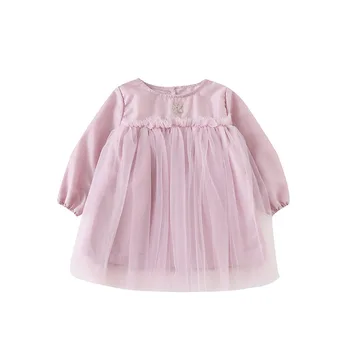 Bērniem Drēbes Meitenēm Kleita Pavasara-line Mežģīnes Toddler Meitenes Apģērbu Princese Kleita Baby Girl Puse Kleita Meitenēm 0-4Year