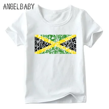 Bērniem Jamaika Dziedātāja Bob Marley Regeja Rastafari Drukāt Smieklīgu T kreklu Bērniem Vasaras Topi Zēniem un Meitenēm, Balts T-krekls,ooo4118