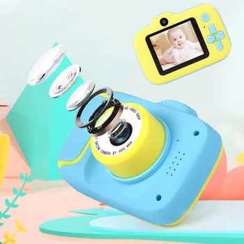 Bērniem Kameras Digitālās Fotokameras Cute Baby Kamera, 2 Collu Ekrāns, HD 1080P Foto Kameras Video Videokamera Bērniem