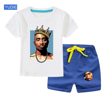 Bērniem Kopumu Apģērbu Vasaras 2020 Bērnu Zēniem Apģērbu Uzvalks Modes Toddler bērnu Komplekti Gadījuma Hip Hop Bērniem Meitene Drēbes kokvilnas smieklīgi