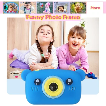 Bērniem Mini Kameras 1080P Bērniem Digitālā Video Foto Camara Fotogrāfijās Infantil 2 Collu Ekrāns Bērnu Kinder Bērnu Rotaļlietas, Foto Videokameras