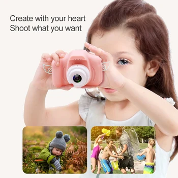 Bērniem Mini Kameras Kids Izglītojošās Rotaļlietas Bērniem, Bērnu Dzimšanas dienas Dāvanas Dāvanu Digitālās Fotokameras 1080P Foto Kameru Butaforijas