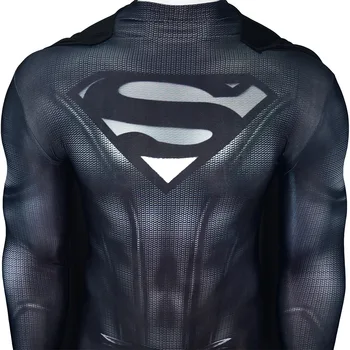Bērniem Pieaugušo Clark Kent Dark Knight Brūss Veins Cosplay Kostīms, Apmetnis Uzvalks Zentai Bodysuit Jumpsuit