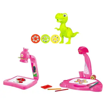 Bērniem Saprātīga Izglītības Elektronisko Krāsošana Projektoru Mašīna Set Sketcher Attēla Mākslas Zīmēšanas Smieklīgi Rotaļlieta, Galda Spēle