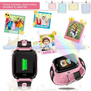 Bērniem Smart Watch Dial Zvanu Smartwatch Ūdensizturīgs Kids Smart Skatīties Antil-zaudēja Tracker Smartwatch GPS Bērniem X-mas Dāvanas d20