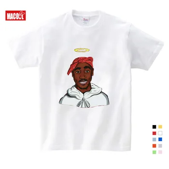 Bērniem Tupac 2pac Hip Hop Laupījums Iespiests T-krekls Bērniem, Bērnu Gadījuma T Krekls Meitenēm/Zēniem ar Īsām Piedurknēm Vasaras Topi Meiteņu Krekls 3T-9T
